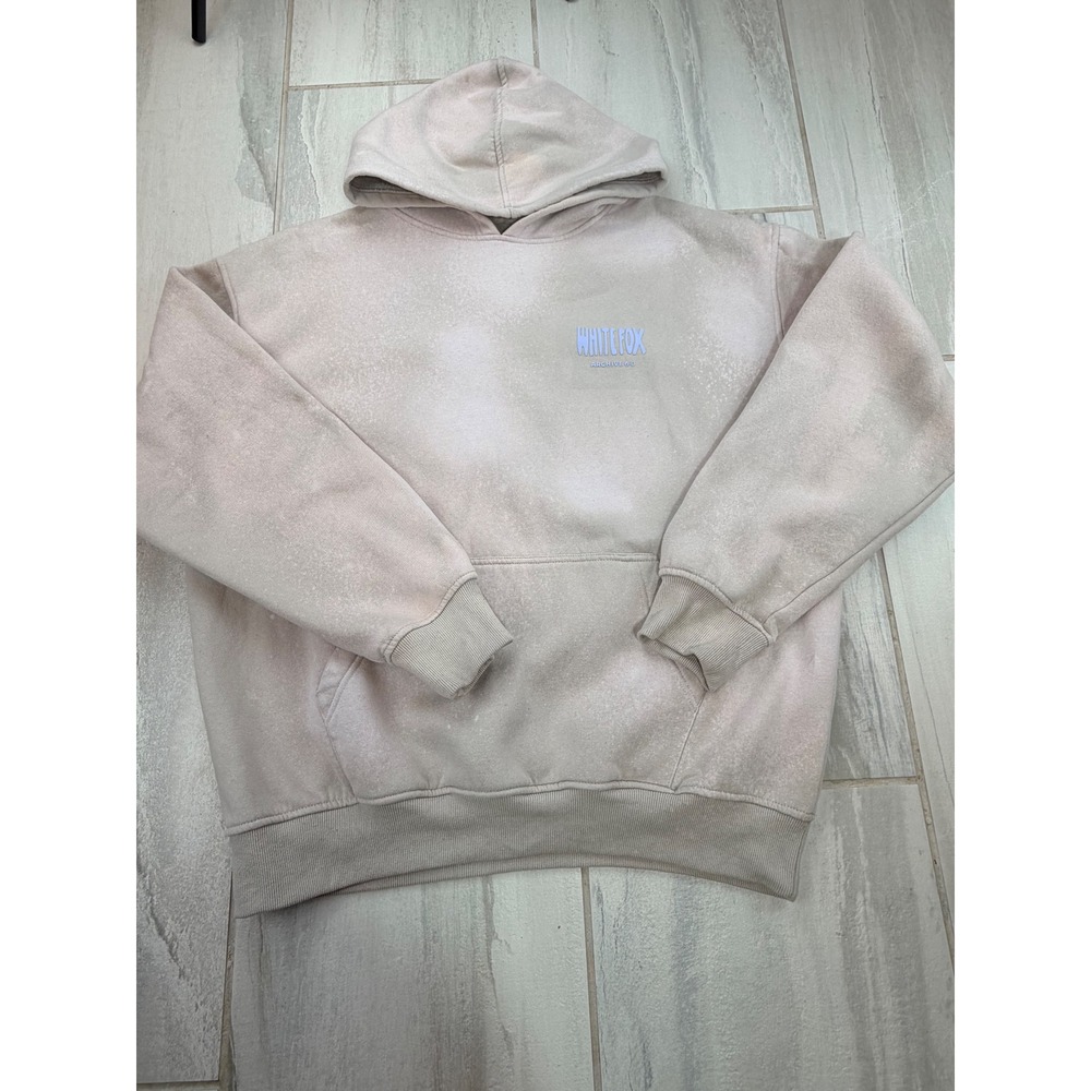 White Fox Archive 6.0 Acid Wash Sand Lilac Oversized Hoodie